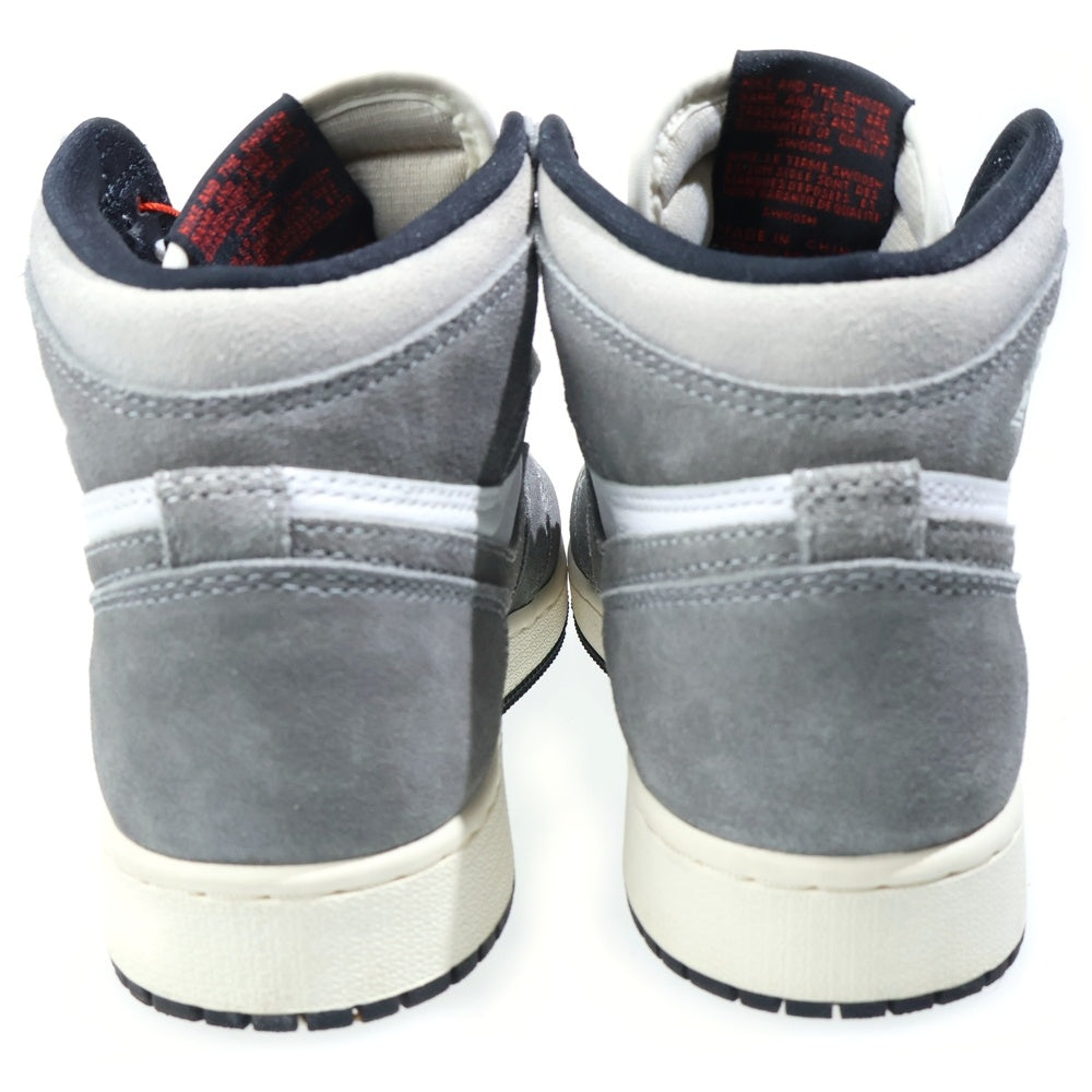 NIKE(ナイキ) AIR JORDAN 1 RETRO HIGH OG GS FD1437-051 エアジョーダン1 ガールズ ハイカットスニーカー US5Y/23.5cm グレー/ホワイト レディース