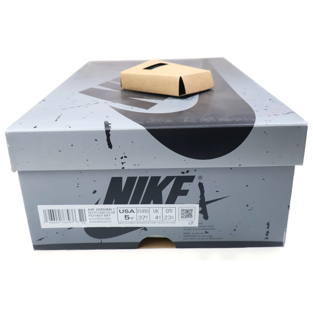 NIKE(ナイキ) AIR JORDAN 1 RETRO HIGH OG GS FD1437-051 エアジョーダン1 ガールズ ハイカットスニーカー US5Y/23.5cm グレー/ホワイト レディース