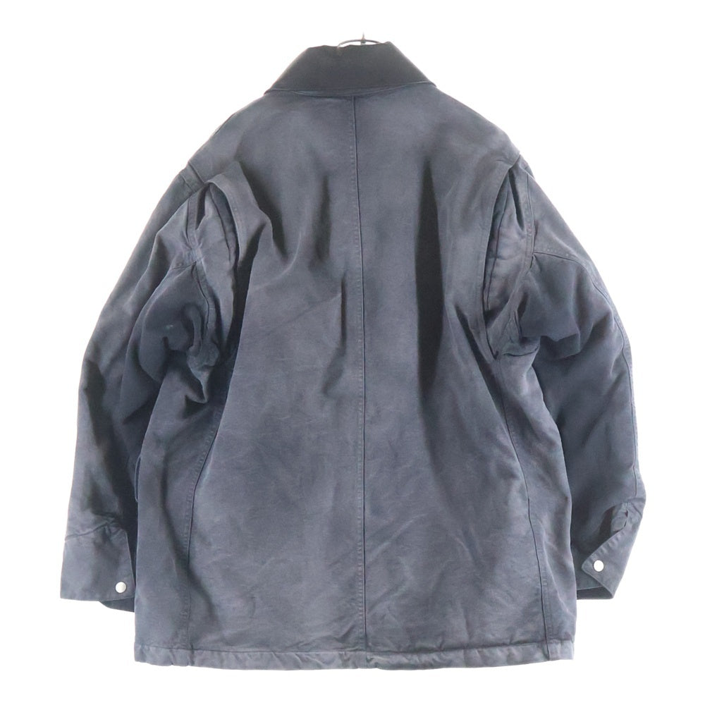 AURALEE(オーラリー) 25AW PRODUCT DYED ORGANIC COTTON DUCK BLOUSON プロダクトダイオーガニックコットンダックブルゾン ブラック A25AB01CD