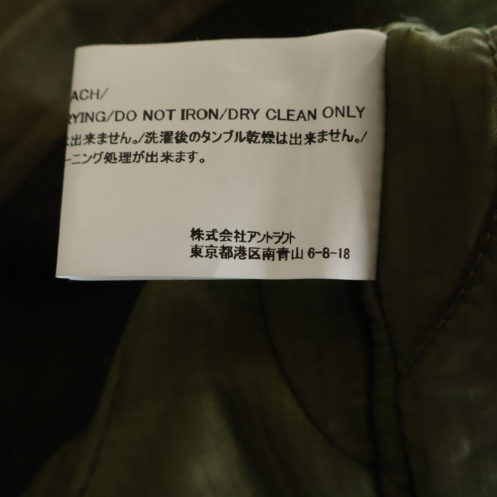 READY MADE(レディメイド) BIG JESSE JACKET ビッグジェシージャケット オーバーサイズ テントクロス ライナー付きMA-1 カーキ RE-CO-KH-00-00-184