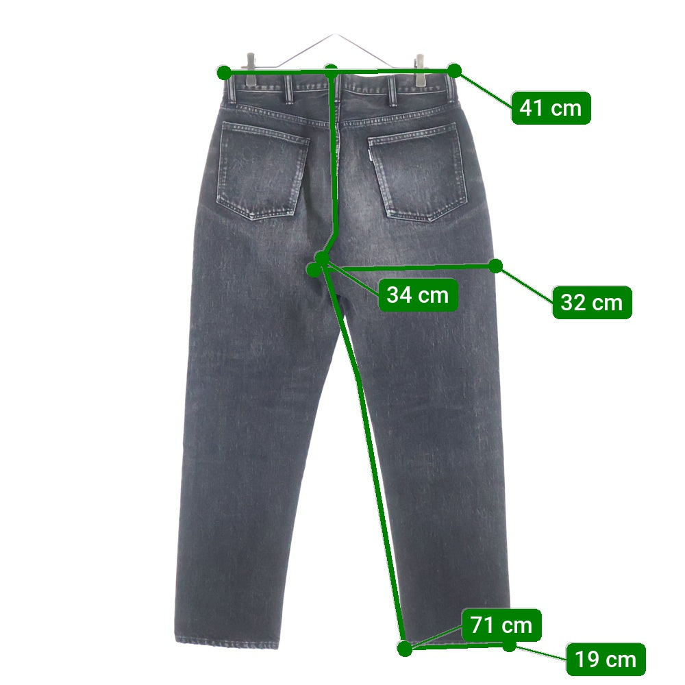 New Manual(ニュー マニュアル) #010 LV SUPER SLIM JEANS スーパースリムジーン ブラックデニムパンツ ブラック NM-No.1