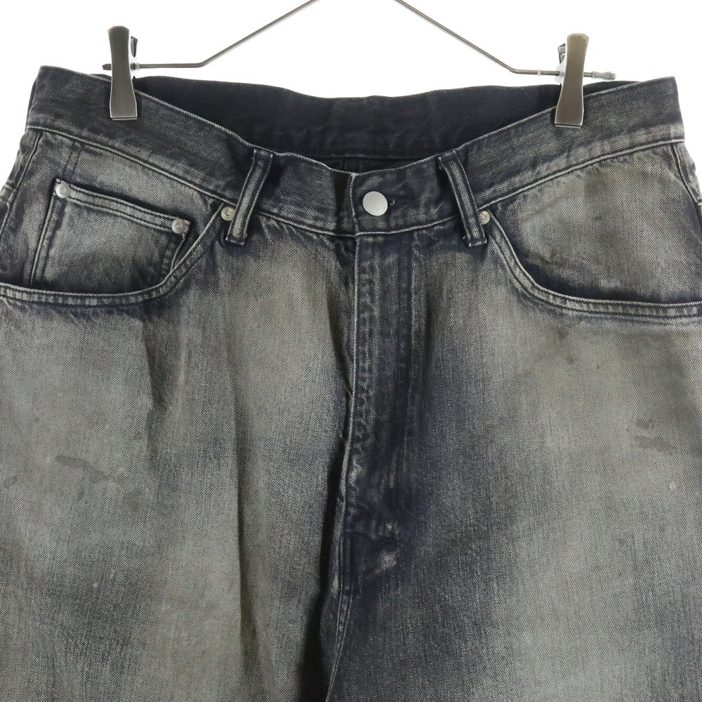 ANCELLM(アンセルム) 25SS AGING WIDE 5P DENIM PANTS エイジングワイド5ポケットデニムパンツ グレー ANC-PT77