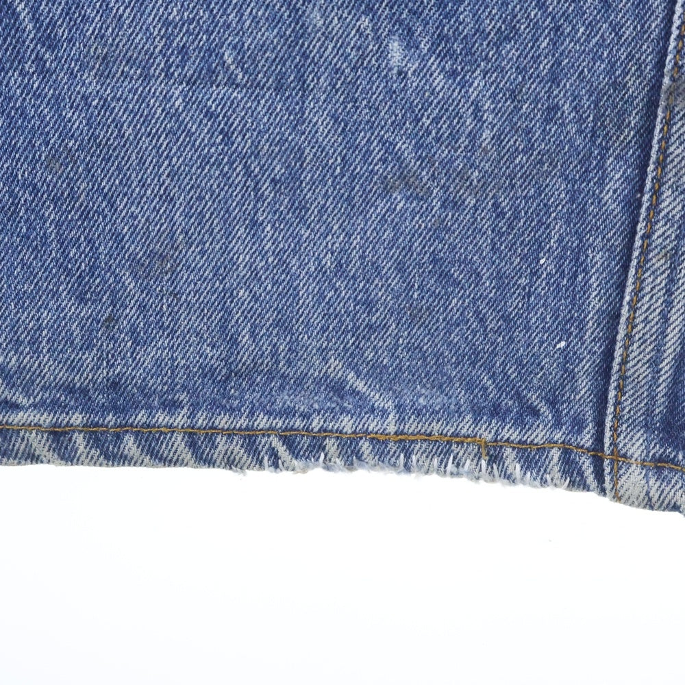 OVER DESIGN(オーバーデザイン) リーバイス 501 USA製 リメイクデニムパンツ ダメージ ペンキ タタキ加工 インディゴ