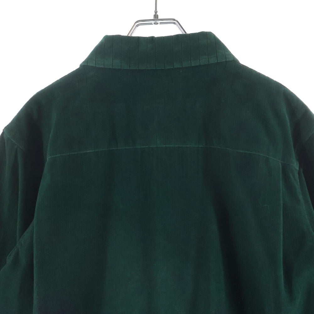 TAAKK(ターク) 切り替えデザイン 長袖シャツ グリーン TA24AW-SH021