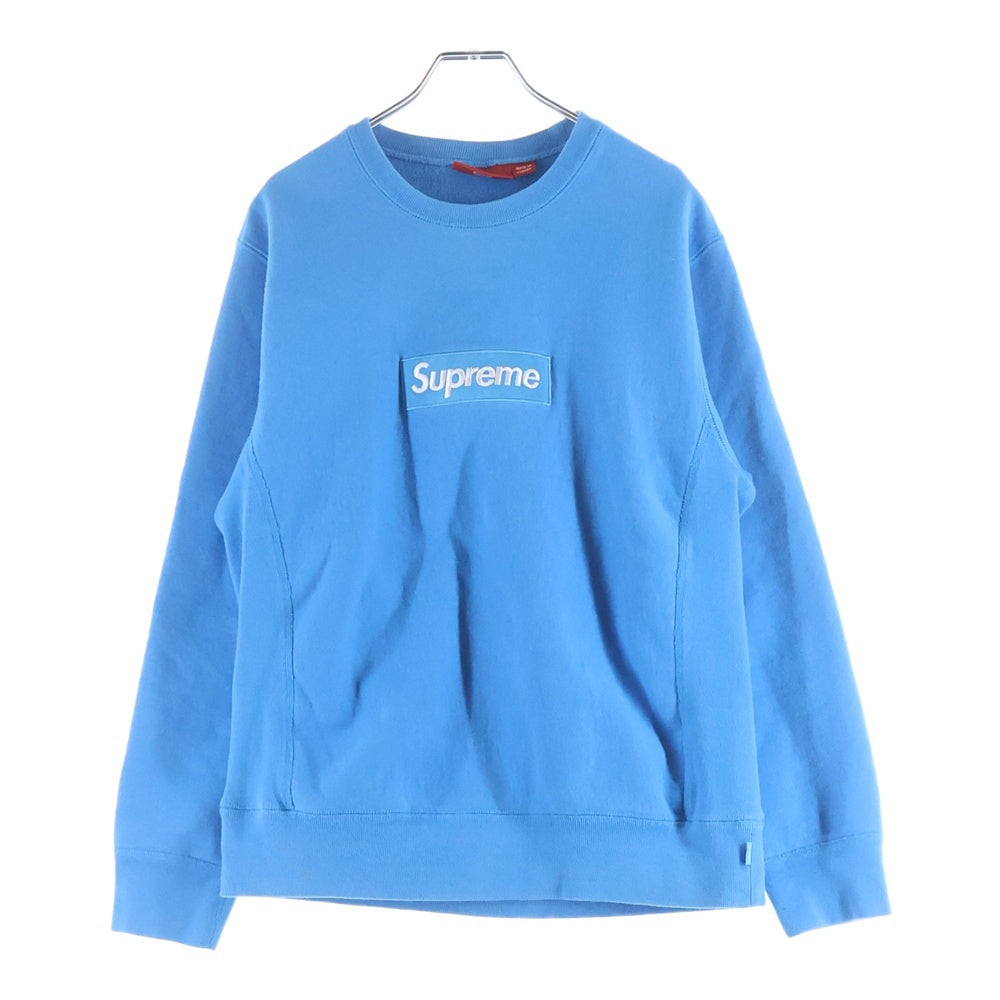 SUPREME(シュプリーム) 18AW Box Logo Crewneck ボックスロゴ クルーネック スウェットトレーナー ライトブルー