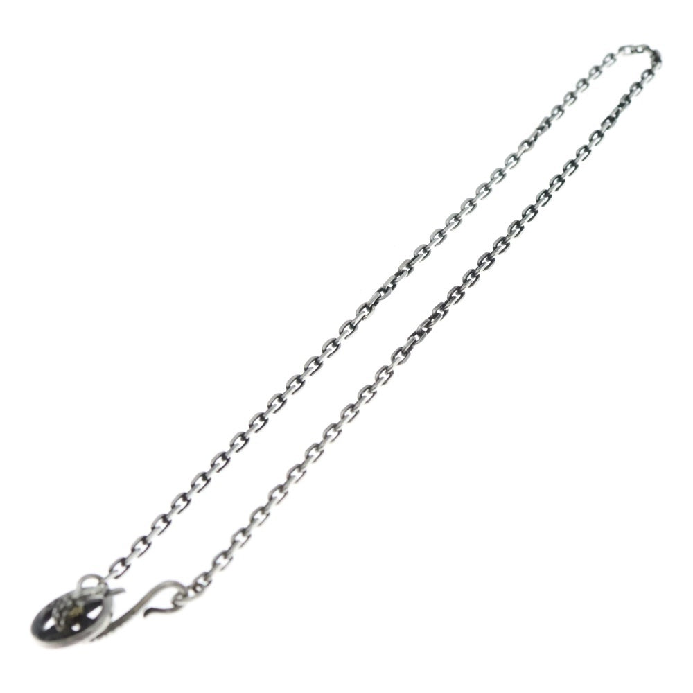 TADY & KING(タディアンドキング) イーグルフック&レギュラーホイール金縄ターコイズ付き 太角チェーン 45cm