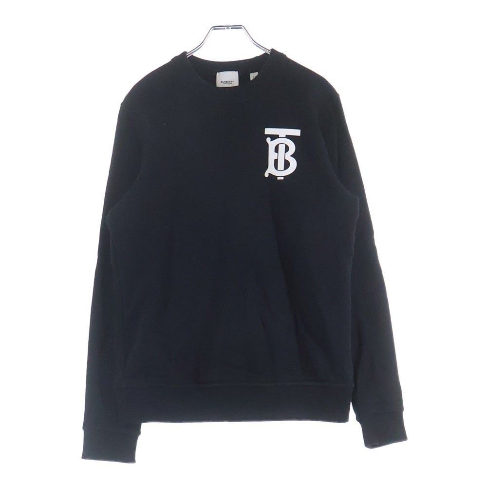 BURBERRY(バーバリー) TBロゴプリント クルーネック 長袖スウェット ブラック 8024346/70B