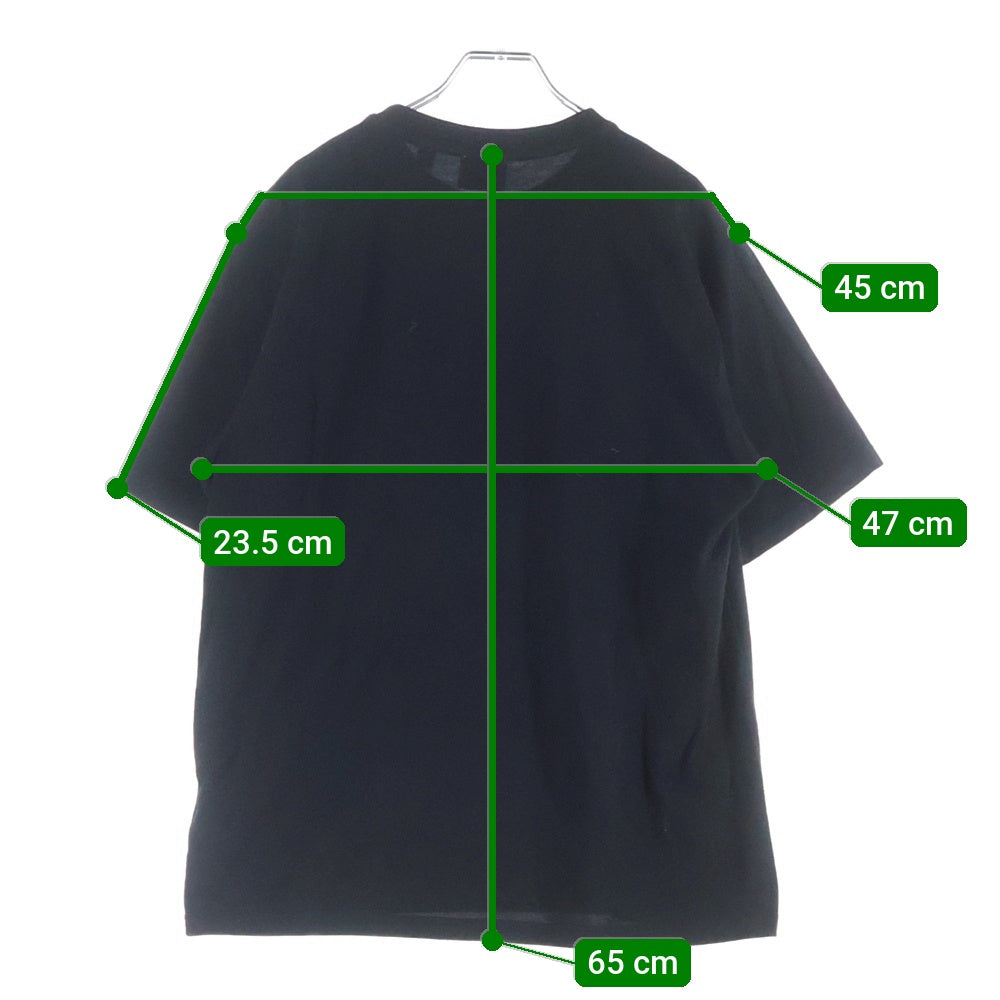 BURBERRY(バーバリー) フロントロゴプリント クルーネック 半袖Tシャツ ブラック 8053010/72M