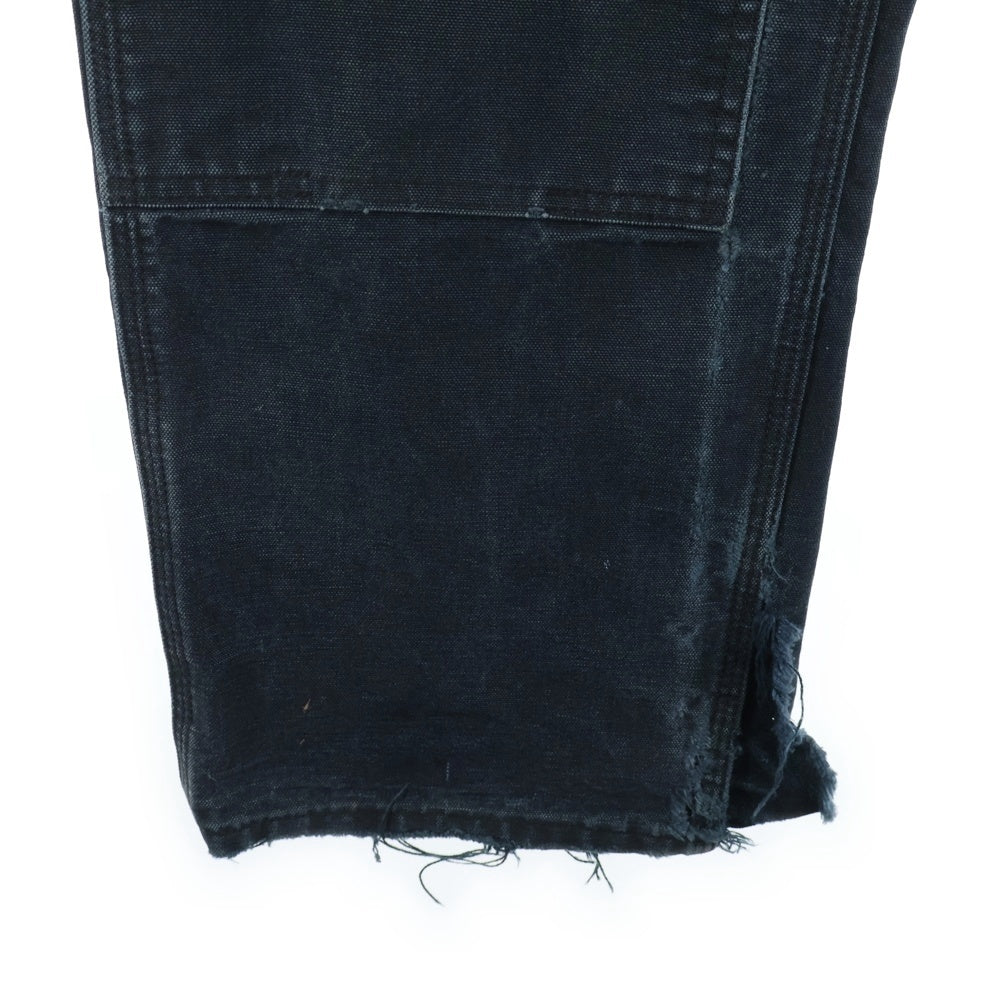 CARHARTT(カーハート) ダブルニー ボロ ダック地ペインターパンツ ブラック