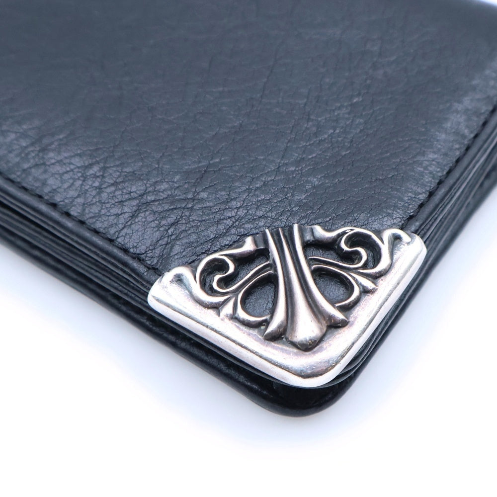 CHROME HEARTS(クロムハーツ) LNG SNGL FLD TIPS シングルフォールド レザーウォレット 財布 ブラック BCA380