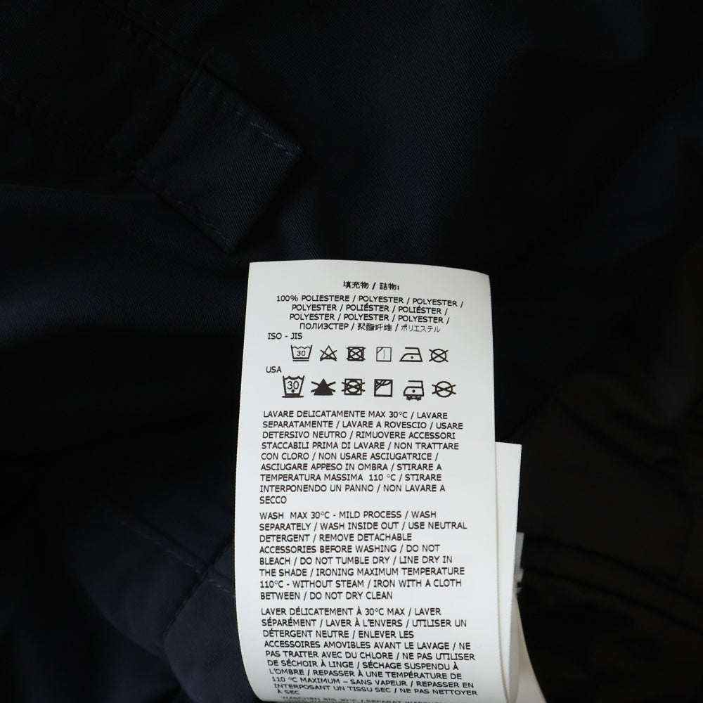 STONE ISLAND(ストーンアイランド) POLYESTER MICRO TWILL ロゴワッペン付き プリマロフト入りジャケット ネイビー 811543726