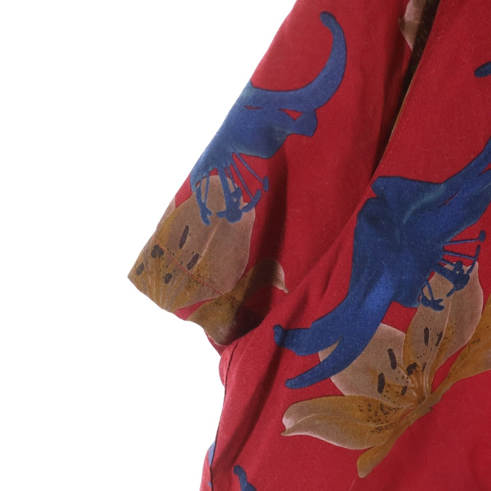 WACKO MARIA(ワコマリア) 20SS S/S HAWAIIAN SHIRT ショートスリーブハワイアンシャツ 総柄 半袖開襟シャツ レッド