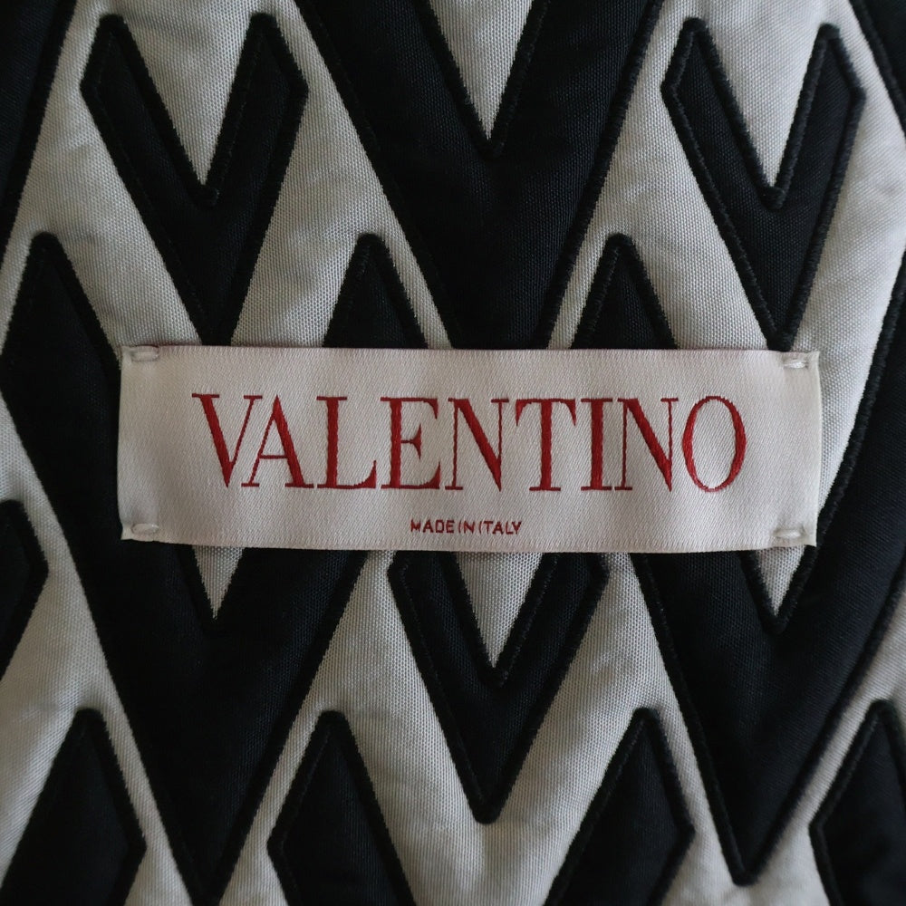 VALENTINO(ヴァレンティノ) Vロンバス オーバーサイズ シャツジャケット ホワイト/ブラック