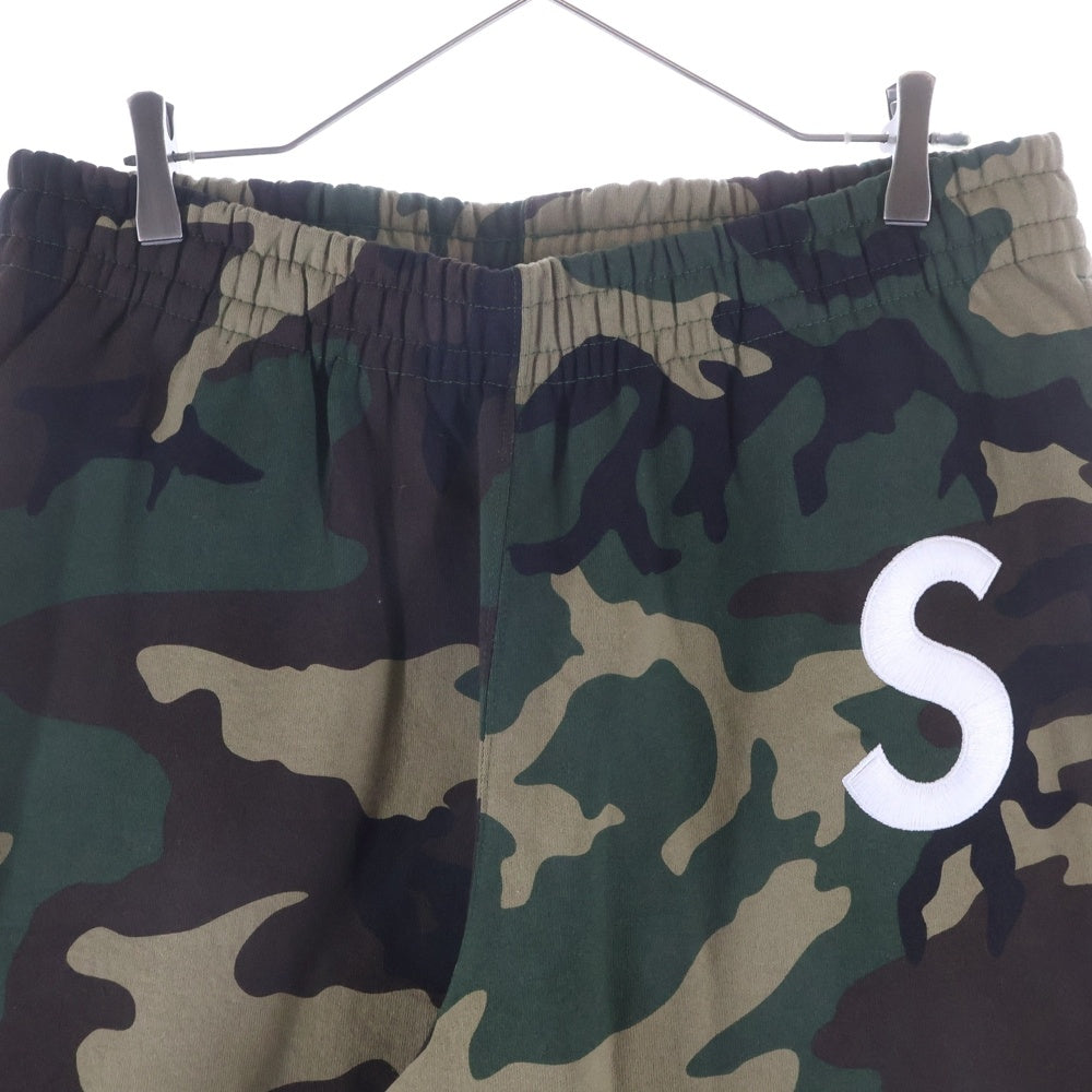 SUPREME(シュプリーム) 25AW S Logo Sweatpants Sロゴスウェットパンツ カモフラ グリーン