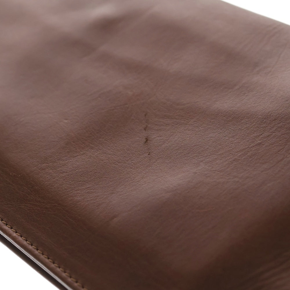 Maison Martin Margiela(メゾンマルタンマルジェラ) × H&M グローブハンドル レザー クラッチバッグ ブラウン レディース