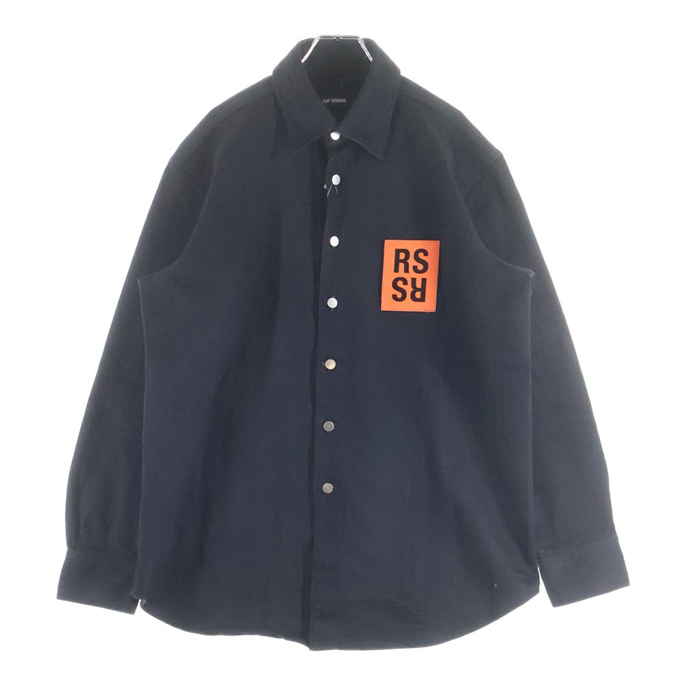 RAF SIMONS(ラフシモンズ) CARRY OVER DENIM SHIRT キャリーオーバー デニム シャツ ブラック 182-241
