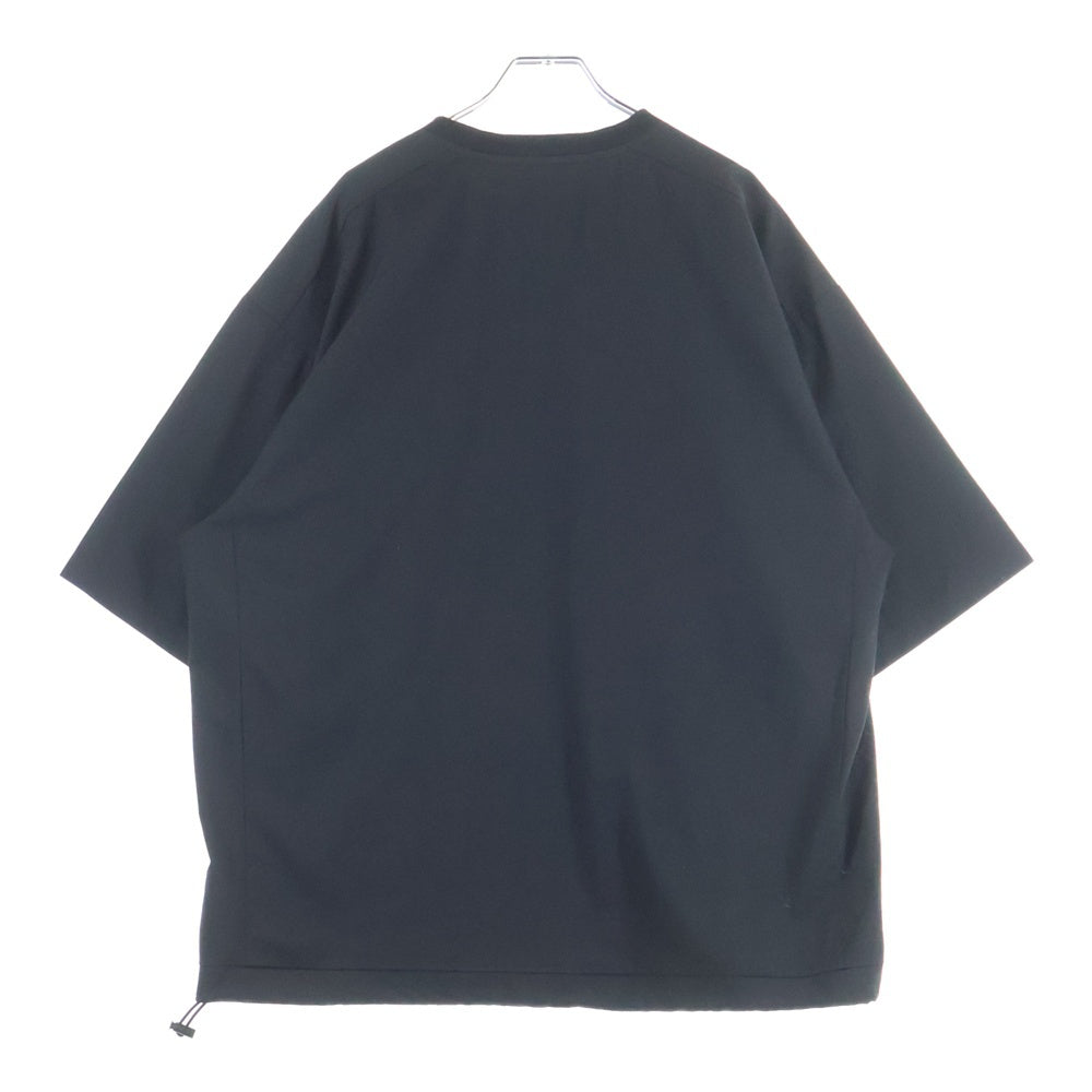 APPLEBUM(アップルバム) Active Pocket Tee アクティブ 胸ポケット付 クルーネック 半袖Tシャツ ブラック