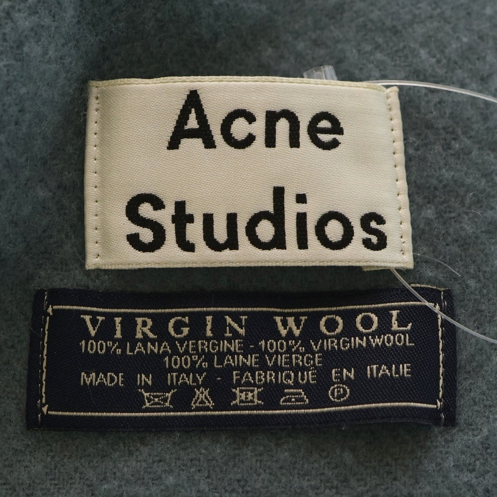 Acne Studios(アクネ ストゥディオズ) VIRGIN WOOL ウール マフラー ストール ブルー レディース