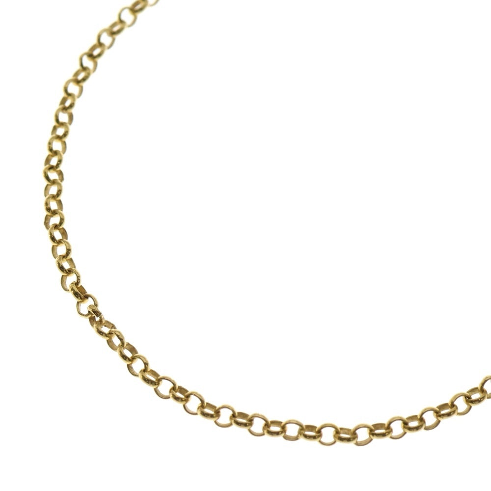 CHROME HEARTS(クロムハーツ) 22K NECKCHAIN R16 ロールチェーンネックレス 16inch ゴールド BCA010