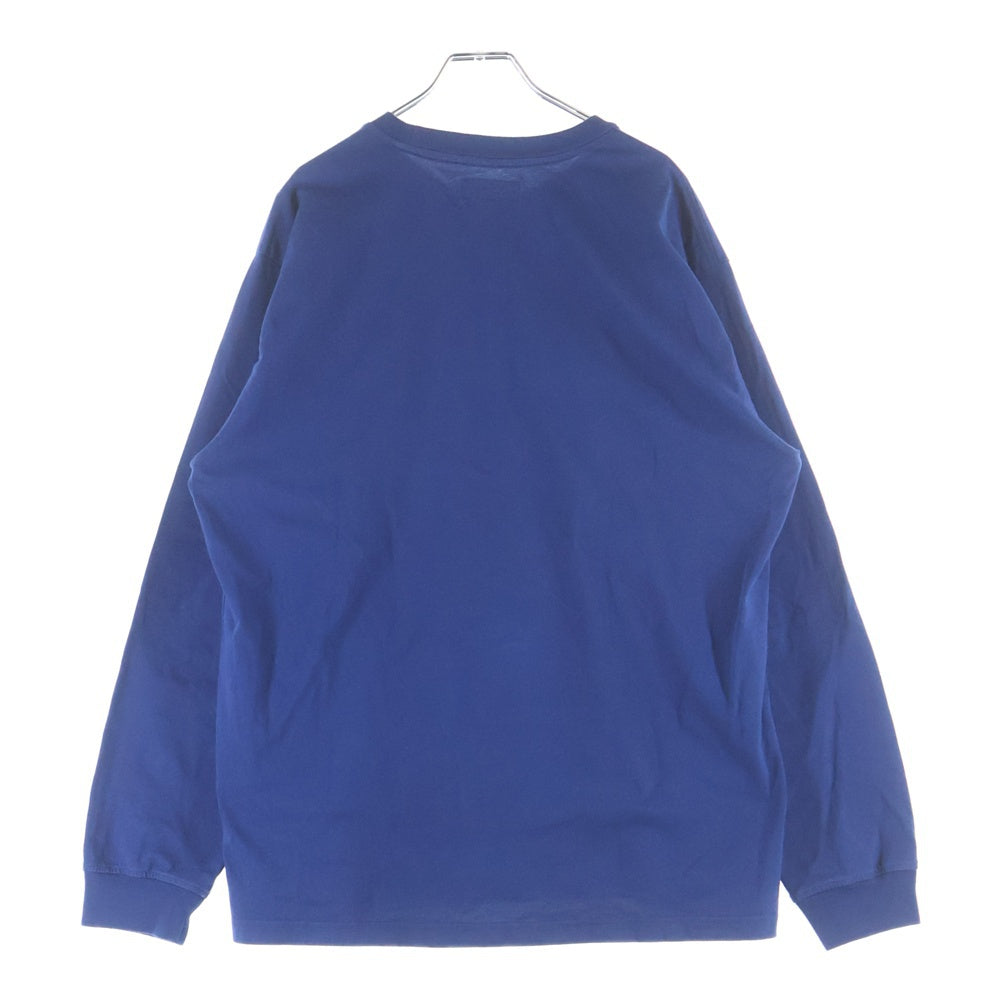 SUPREME(シュプリーム) 25SS Small Box Logo Tee スモールボックスロゴ クルーネック 長袖Tシャツ ブルー