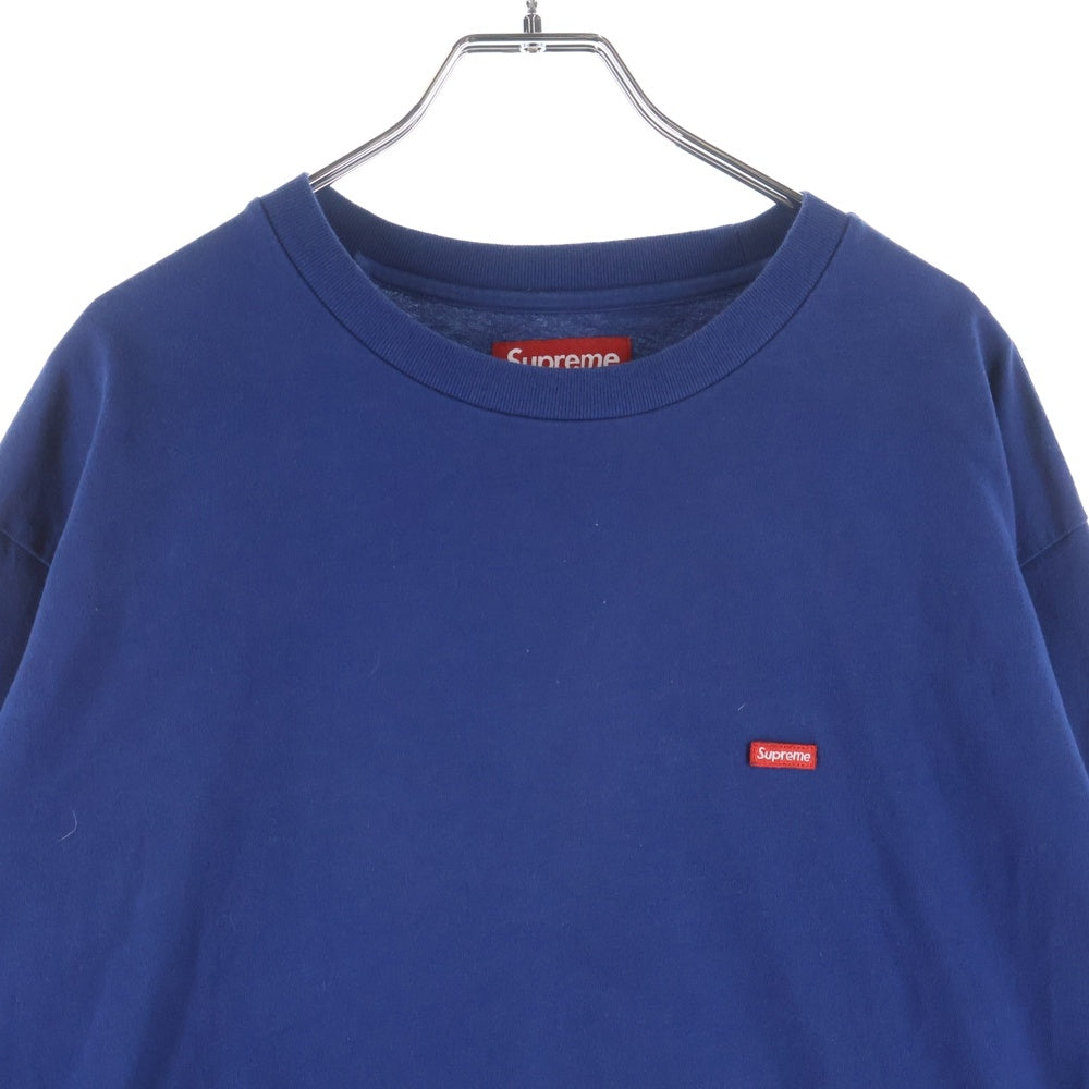 SUPREME(シュプリーム) 25SS Small Box Logo Tee スモールボックスロゴ クルーネック 長袖Tシャツ ブルー