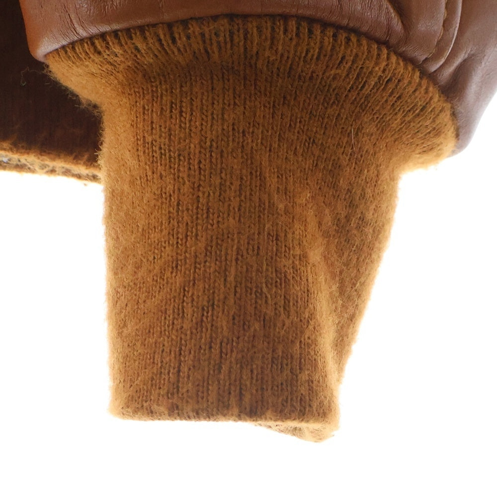 SUPREME(シュプリーム) ×Schott ショット レザー フライトジャケット ブラウン