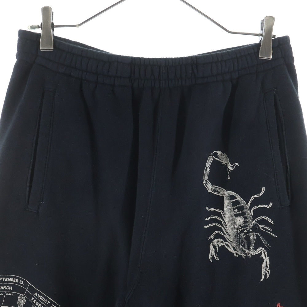 ensou.(エンソウ) Multi-Print Sweat Pants マルチプリント スウェットパンツ ジョガーパンツ ブラック