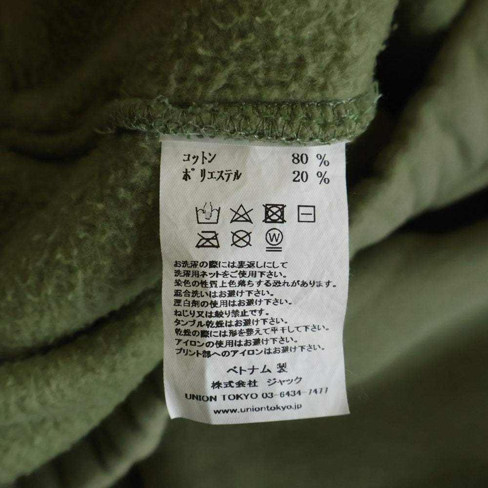 FEAR OF GOD ESSENTIALS(フィアオブゴッド エッセンシャルズ) ×UNION 30 year Shorts ユニオンプリント ハーフパンツ ショーツ カーキ