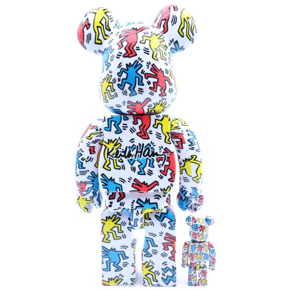 MEDICOM TOY(メディコムトイ) BE@RBRICK KEITH HARING ベアブリック キースヘリング マルチカラー 400%/100%