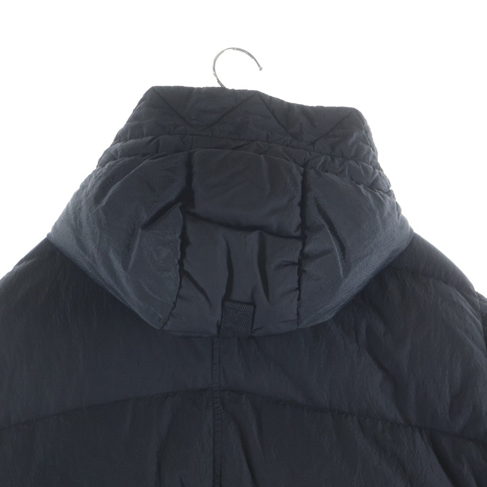 STONE ISLAND(ストーンアイランド) 19AW NYLON METAL WATRO RIPSTOP DOWN ナイロンメタル リップストップ 胸ロゴパッチ ダウンジャケット ブラック 711540532
