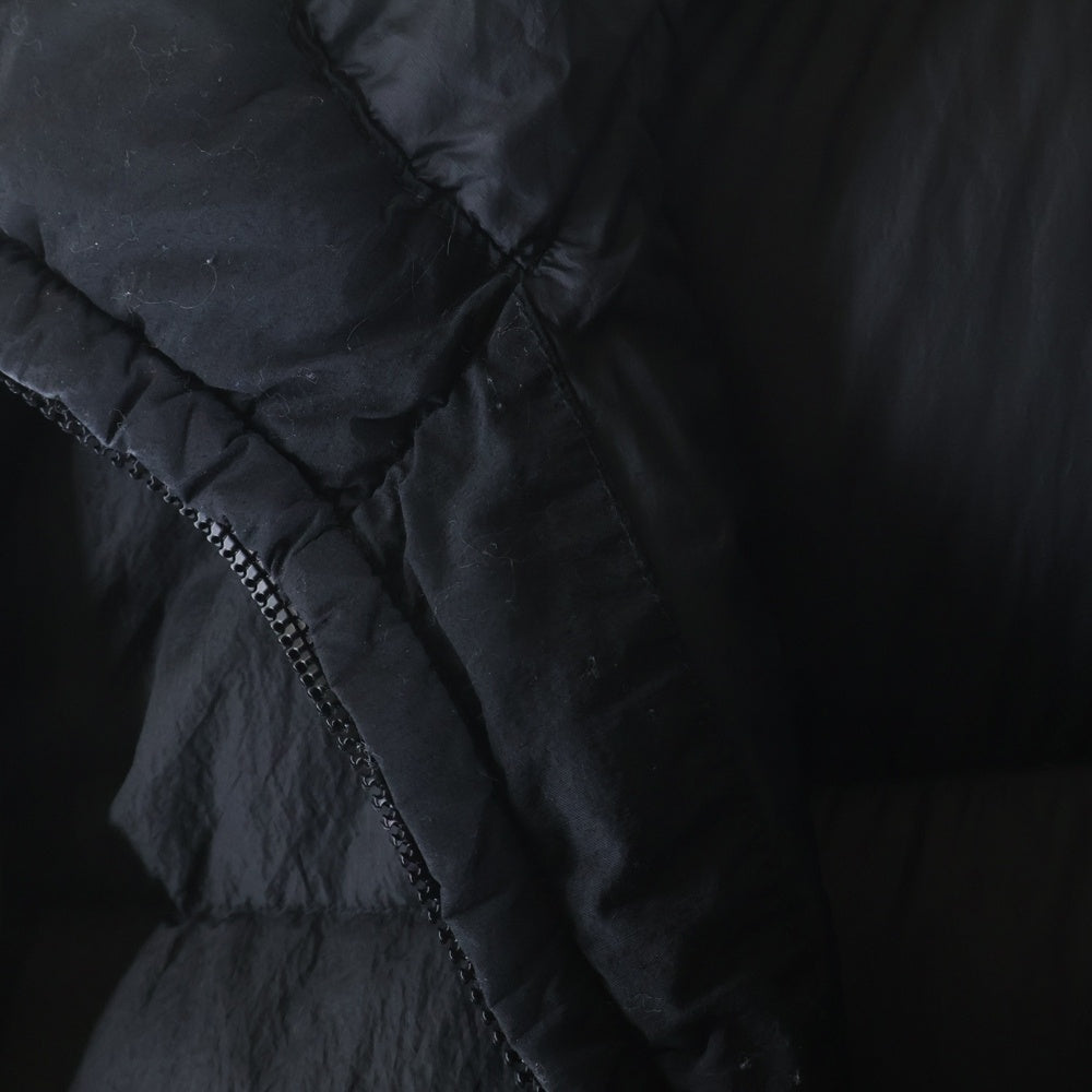 STONE ISLAND(ストーンアイランド) 19AW NYLON METAL WATRO RIPSTOP DOWN ナイロンメタル リップストップ 胸ロゴパッチ ダウンジャケット ブラック 711540532