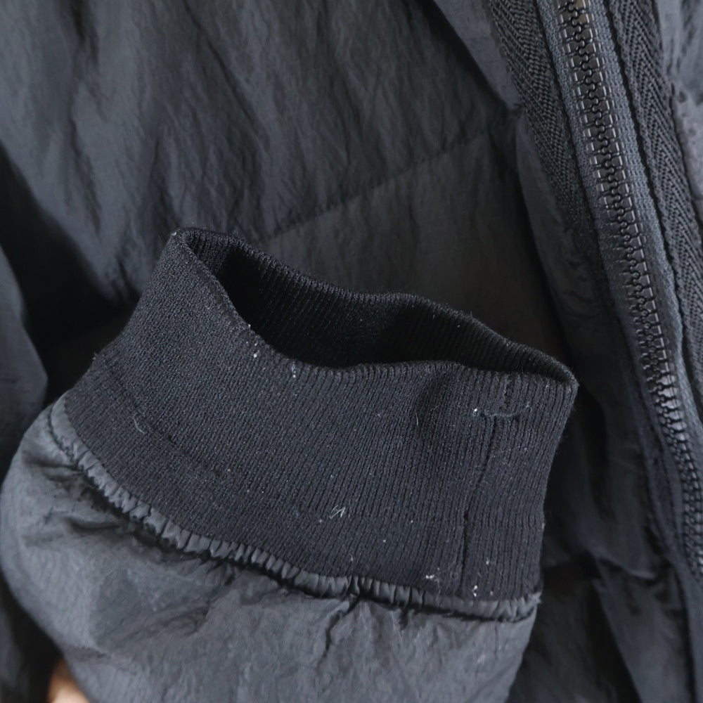 STONE ISLAND(ストーンアイランド) 19AW NYLON METAL WATRO RIPSTOP DOWN ナイロンメタル リップストップ 胸ロゴパッチ ダウンジャケット ブラック 711540532