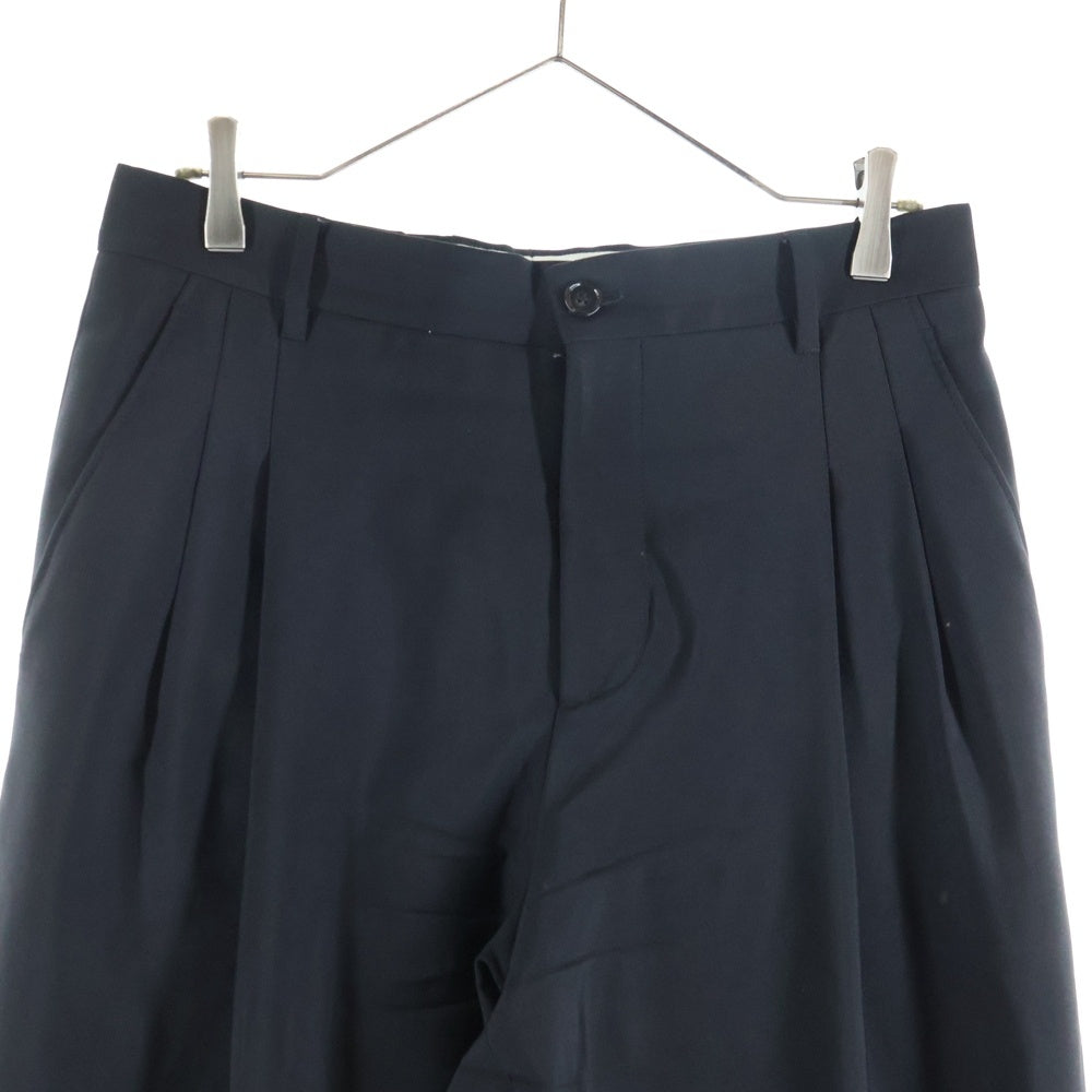 BURBERRY(バーバリー) 2タック ストレート スラックスパンツ ブラック ITLARSPA15FIL