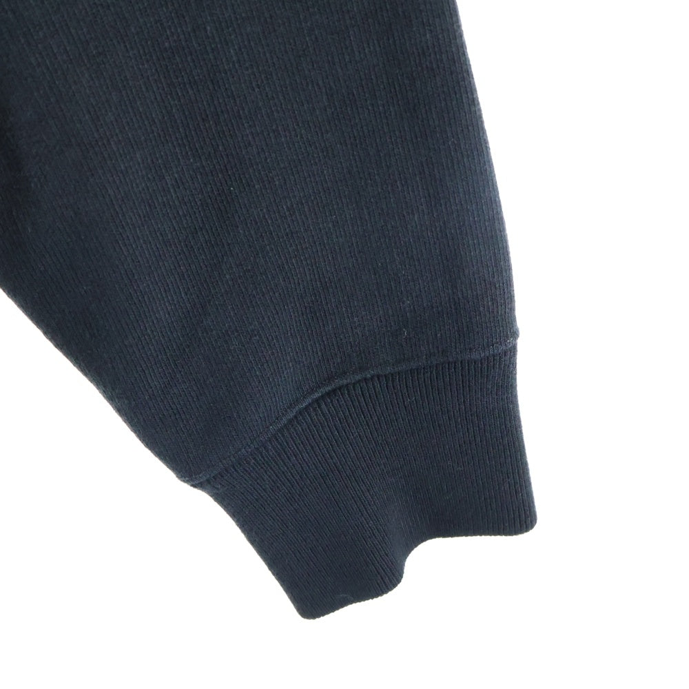 OUR LEGACY(アワーレガシー) 21AW SLASHED BASE SWEAT スラッシュドベーススウェット フロントプリント ブラック W4216BOSB