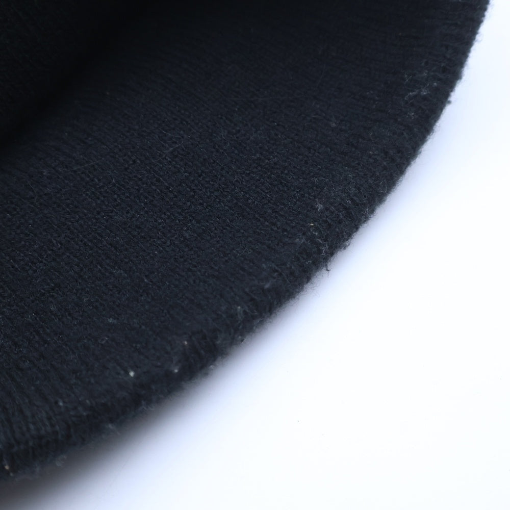 CHROME HEARTS(クロムハーツ) OLD CH Logo Embroidery Beanie CHロゴ刺繍ビーニー ニット帽 ブラック