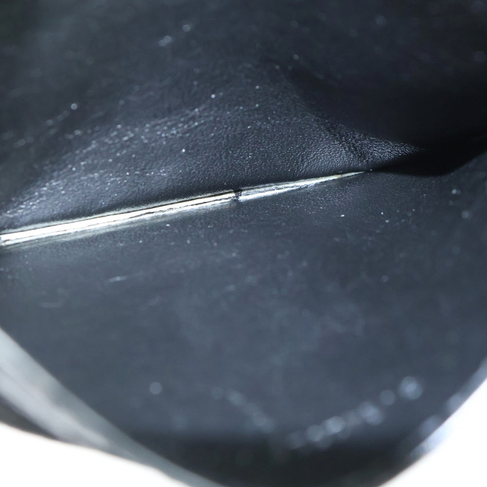 SAINT LAURENT PARIS(サンローランパリ) YSLロゴ レザー カードケース フラグメントケース ブラック