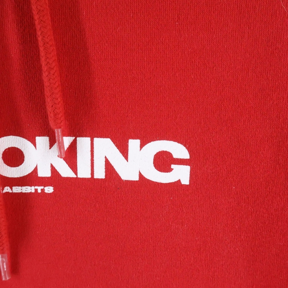 FR2(エフアールツー) 両面プリント アームプリント プルオーバーパーカー フーディー レッド