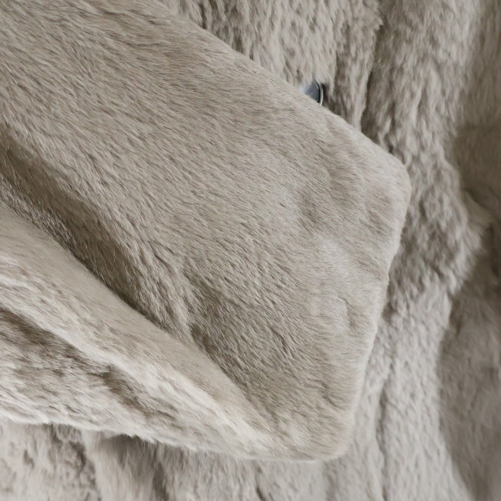 GIORGIO ARMANI(ジョルジオアルマーニ) 襟ムートン ダブルブレストジャケット コート ブラウン PSG01P PSP29