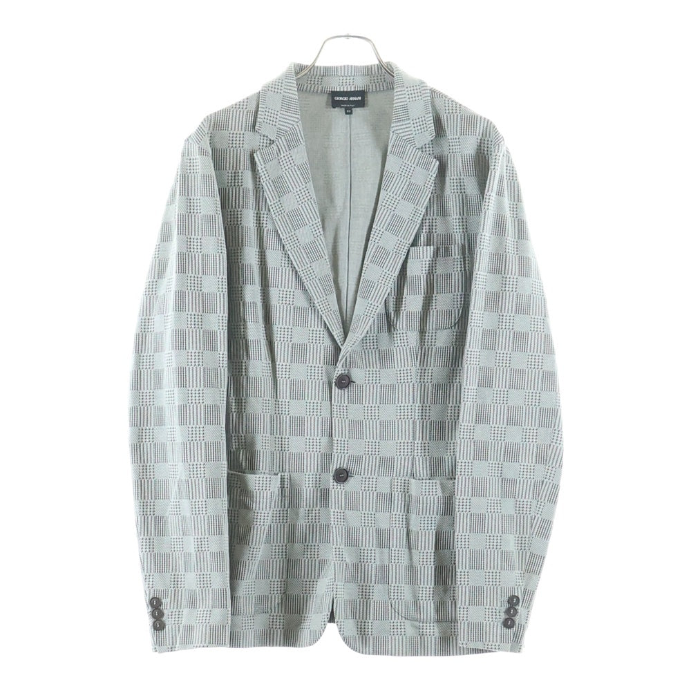 GIORGIO ARMANI(ジョルジオアルマーニ) 千鳥格子 テーラードジャケット