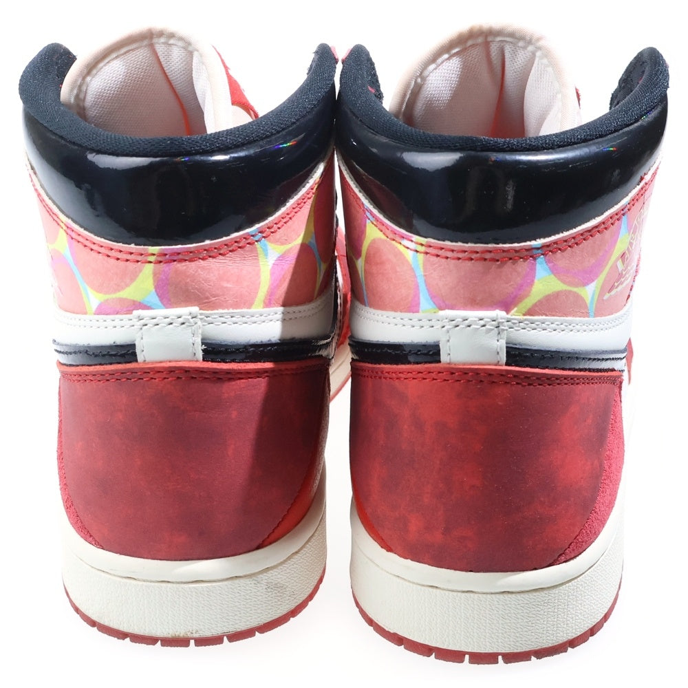 NIKE(ナイキ) AIR JORDAN 1 HIGH OG SP エアジョーダン1 レトロ ハイ OG SP スパイダーマン アクロス・ザ・スパイダーバース DV1748-601 ユニバーシティレッド US9.5/27.5cm