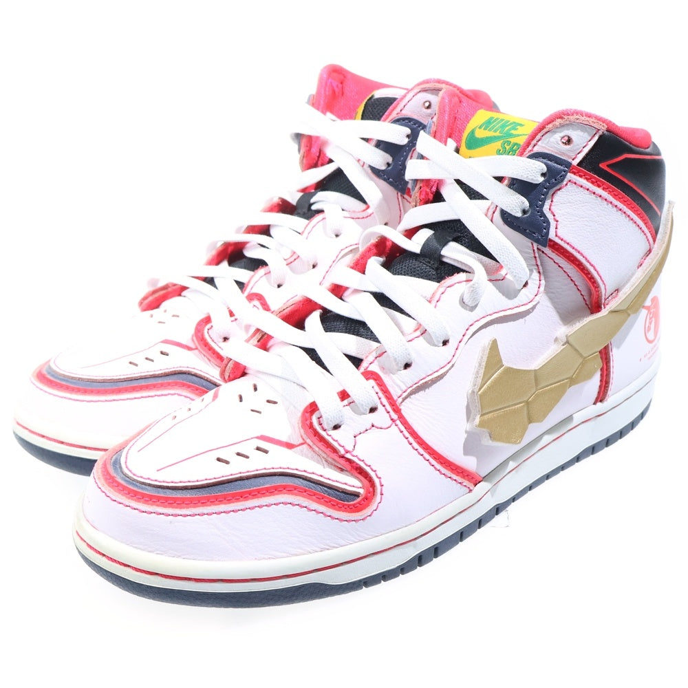 NIKE(ナイキ) NIKE SB DUNK HIGH PRO QS SB ダンク ハイ プロ QS ガンダム ユニコーン スニーカー DH7717-100 ホワイト/レッド US8.5/26.5cm