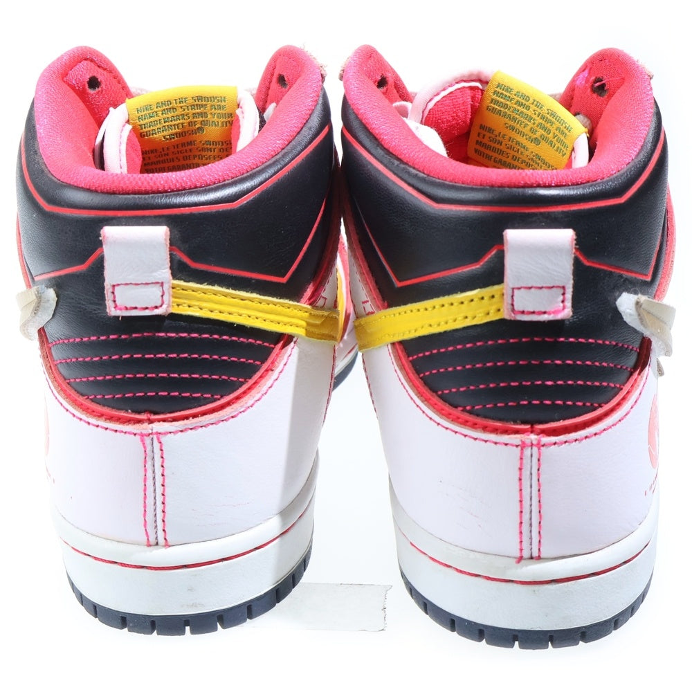 NIKE(ナイキ) NIKE SB DUNK HIGH PRO QS SB ダンク ハイ プロ QS ガンダム ユニコーン スニーカー DH7717-100 ホワイト/レッド US8.5/26.5cm