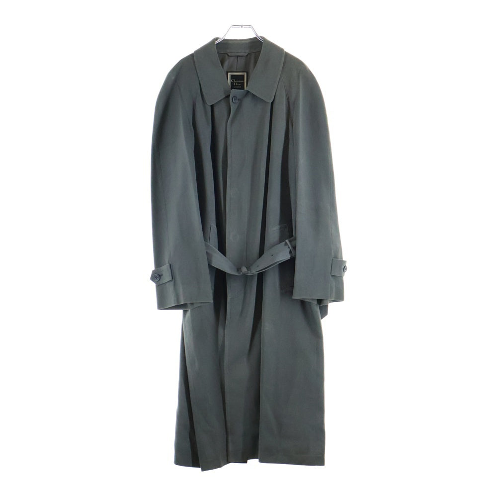 Christian Dior(クリスチャンディオール) 80s オールド ステンカラーコート グレー D4189