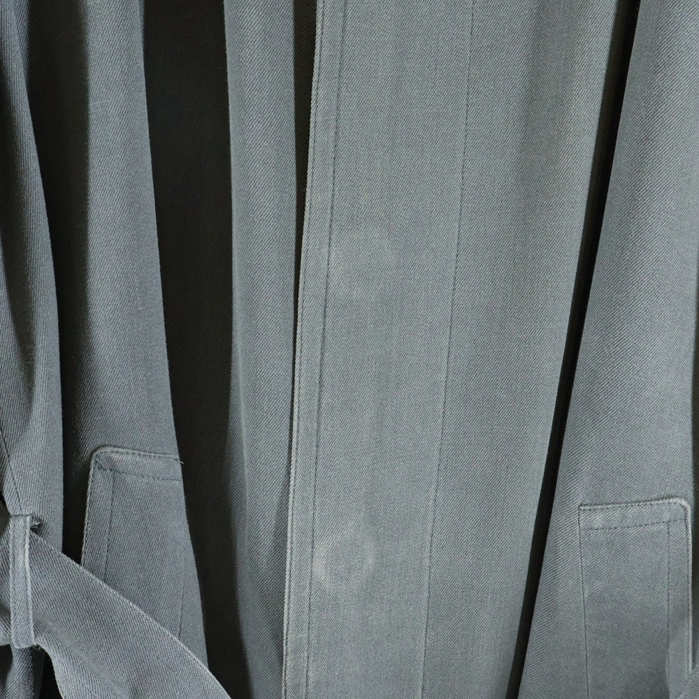 Christian Dior(クリスチャンディオール) 80s オールド ステンカラーコート グレー D4189