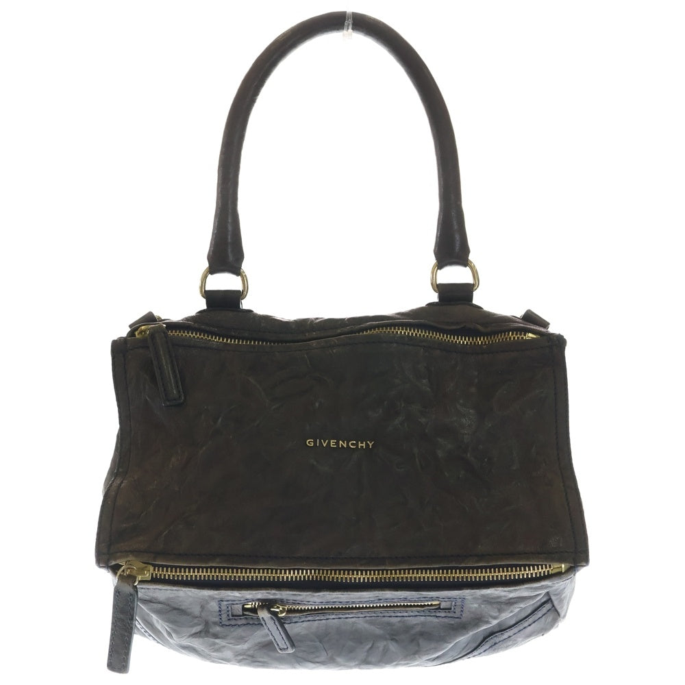 GIVENCHY(ジバンシィ) PANDORA パンドラ 2WAY ハンドバック レザー ブラウン