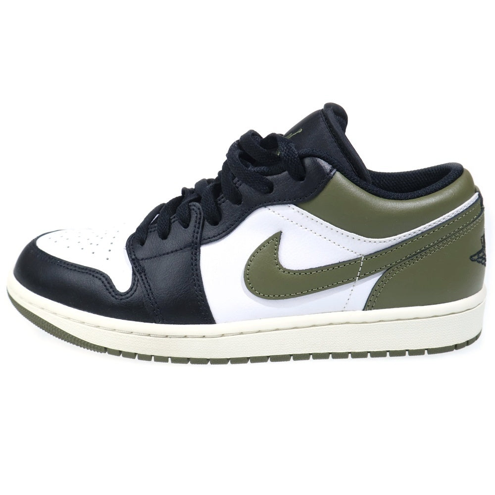 NIKE(ナイキ) AIR JORDAN 1 LOW エアジョーダン 1 ローカットスニーカー US10/28.0cm ブラック/ホワイト/オリーブ 553558-092