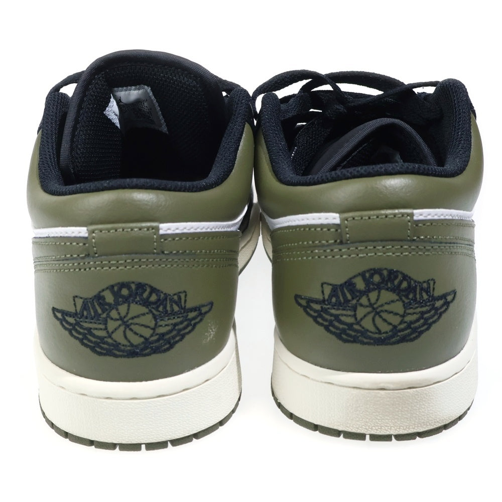 NIKE(ナイキ) AIR JORDAN 1 LOW エアジョーダン 1 ローカットスニーカー US10/28.0cm ブラック/ホワイト/オリーブ 553558-092