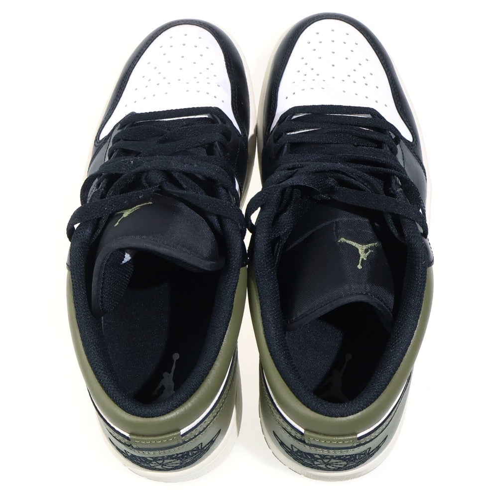 NIKE(ナイキ) AIR JORDAN 1 LOW エアジョーダン 1 ローカットスニーカー US10/28.0cm ブラック/ホワイト/オリーブ 553558-092