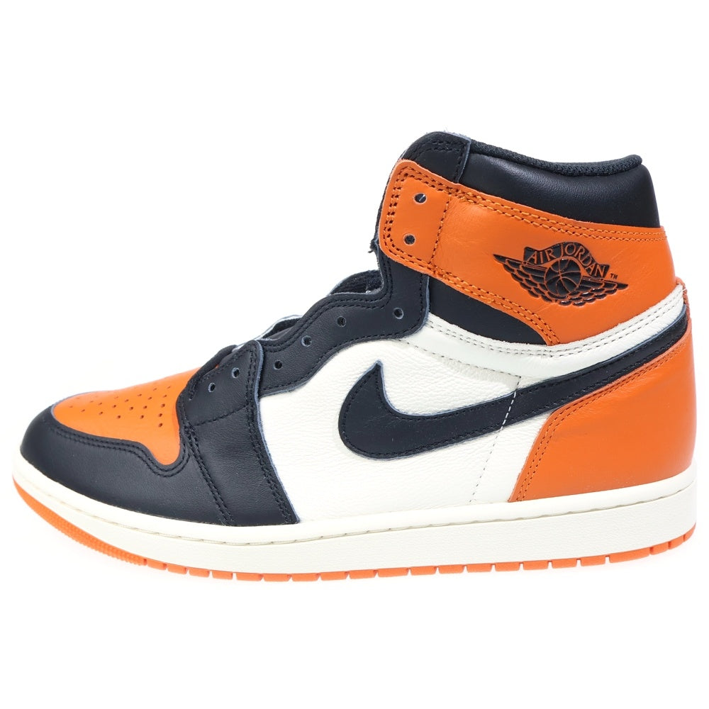 NIKE(ナイキ) AIR JORDAN 1 RETRO HIGH OG Shattered Backboard エアジョーダン1 レトロ シャッタードバックボード ハイカットスニーカー オレンジ US10.5/28.5cm DZ5485-008