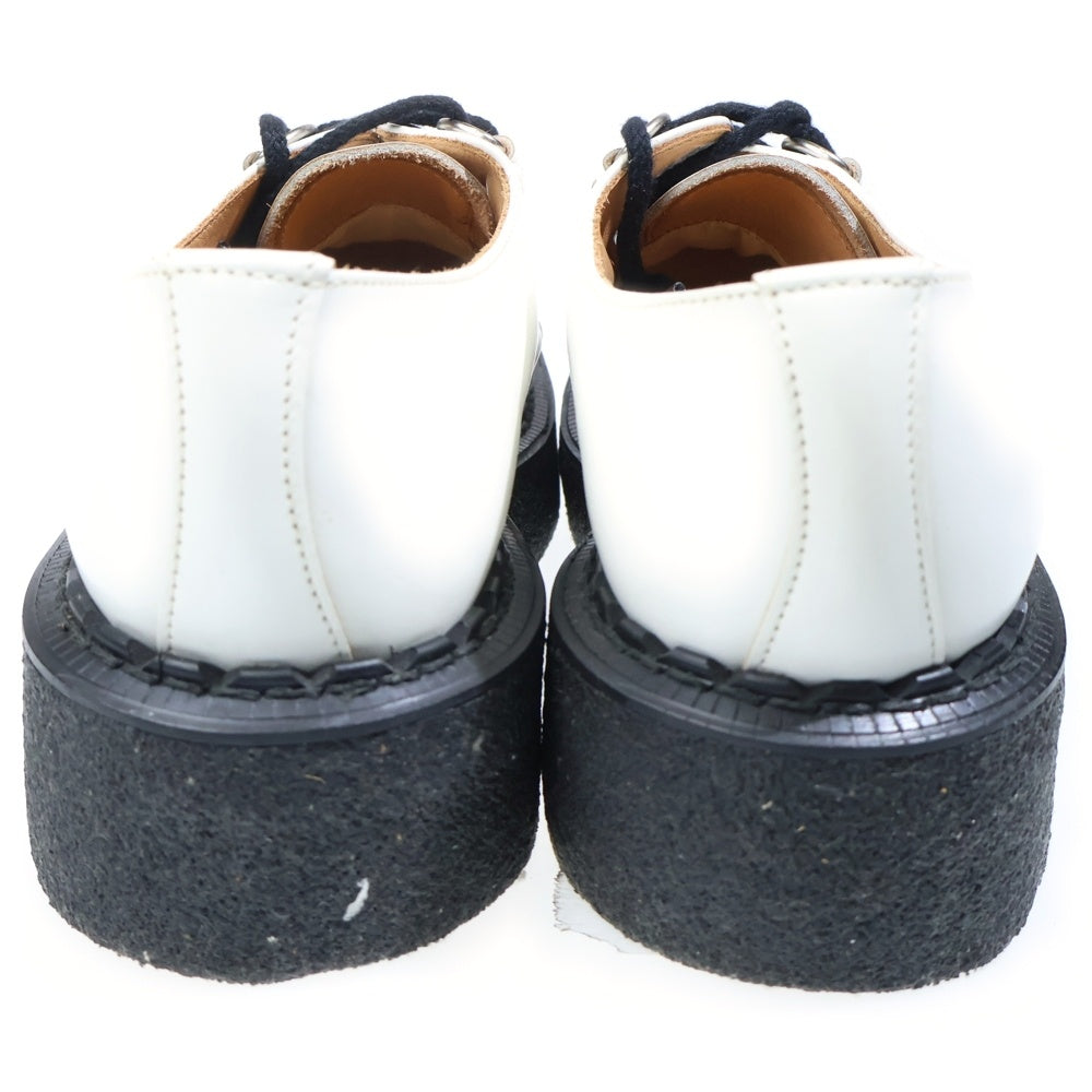 GEORGE COX(ジョージコックス) GIBSON ギブソン Dリング ラバーソール ローファー ホワイト 3588VIB